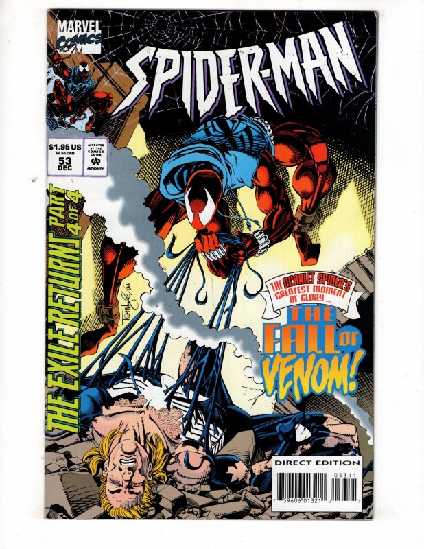 Spider-Man #53 (VF) 1994 VENOM Scarlet Spider Clone  Ben Reilly / ID#NN