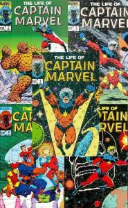 CAPTAIN MARVEL (LIFE OF) 1-5  classic STARLIN reprints!