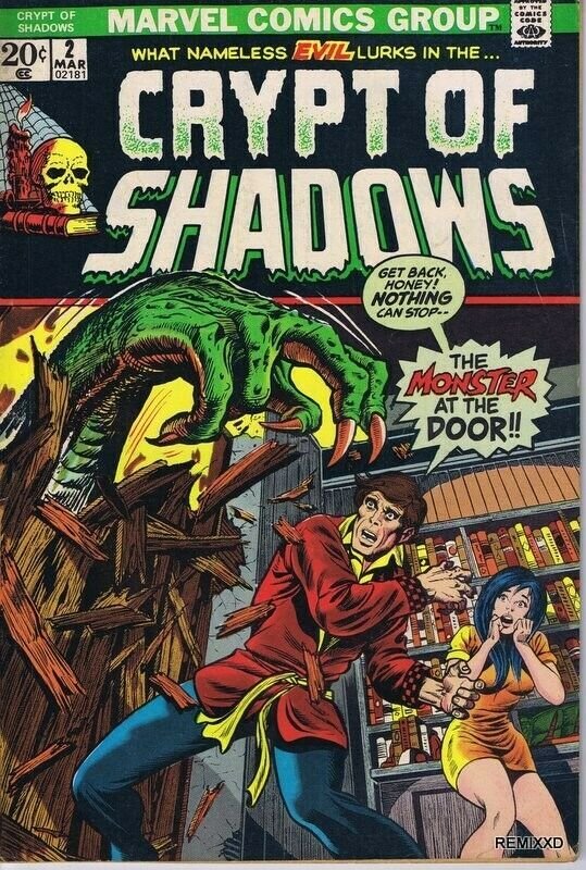 Crypt of Shadows #2 ORIGINAL Vintage 1973 Marvel Comics