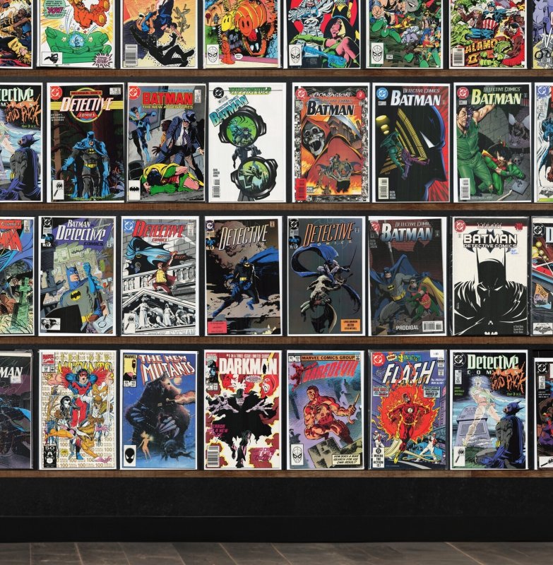 Huge Lot 150+ Comics with Detective Comics, Airboy, The New Mutants & More!