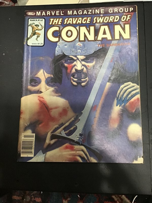 The Savage Sword of Conan #62 (1981) John Buscema, Ernie Chan Art! VF+ Wow!