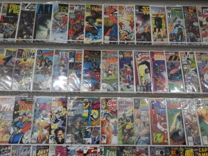 Huge Lot 130+ Comics W/ Superman, Captain America, Wonder Woman Avg VF- Cond!!