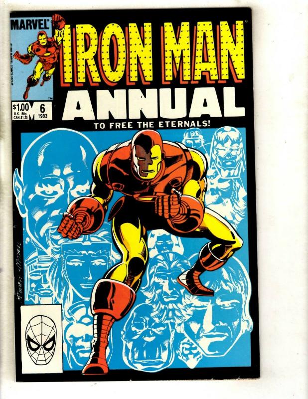 9 Iron Man Marvel Comics Annual 5 6 7 11 12 13 Iron Man Action Hour + J334