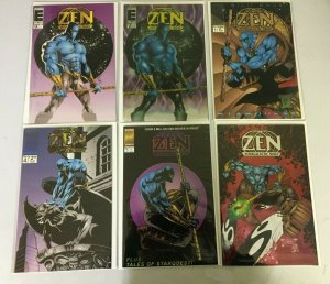 Zen Intergalactic Ninja Color lot #0-5 Entity 6 different books 8.0 VF (1994)