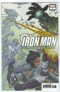 Iron Man 2020 # 1 Connecting Variant Cover NM Marvel