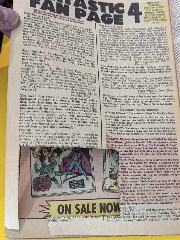 Fantastic Four #36 (1965) 1st Frightful Four!