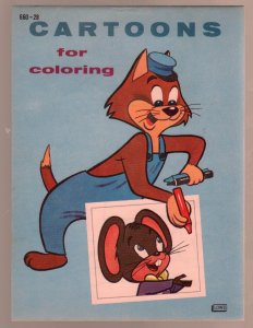 Cartoons For Coloring #660-28 1960-Skit & Skat-premium-unused-NM