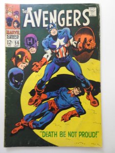 The Avengers #56 (1968) Death Be Not Proud! Solid VG Condition!