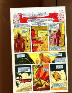 Detective Comics #481 p.57 Color Guide Art - 1979 Signed Art By Tatjana Wood!