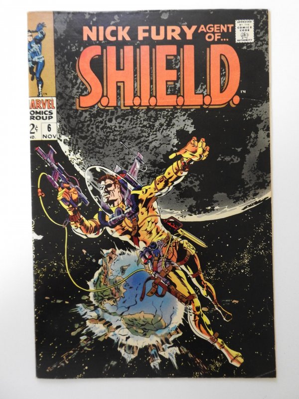 Nick Fury, Agent of SHIELD #6  (1968) VG/FN Condition! Tape pull front cover