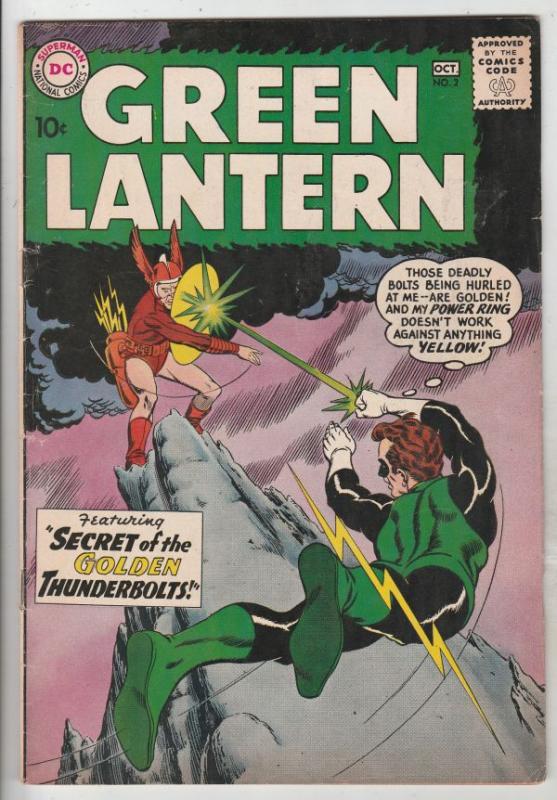 Green Lantern #2 (Oct-60) FN+ Mid-High-Grade Green Lantern