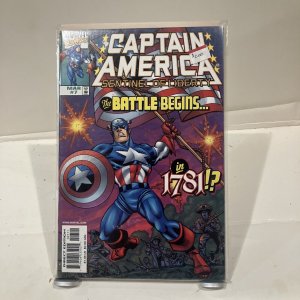 Captain America Marvel Comics 7 Sentinel Of Liberty The Battle Begins