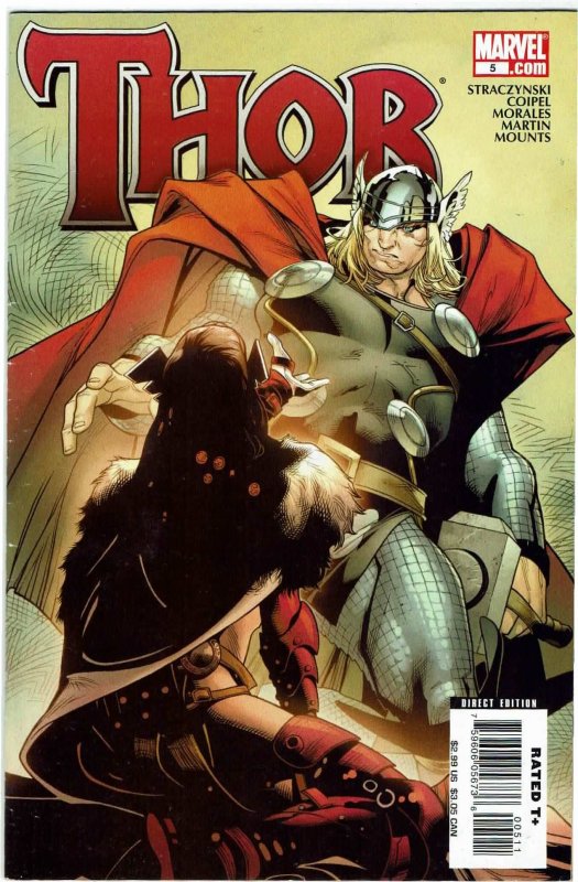 Thor #5 (2007 v3) J. Michael Straczynski Olivier Coipel 1st Female Loki VF