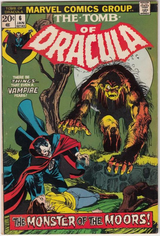 Tomb of Dracula #6 (Jan-73) VF+ High-Grade Dracula