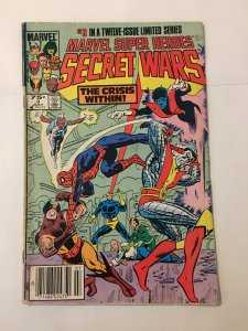 Marvel Super Heroes Secret Wars #3 (1984) newsstand edition, top staple loose