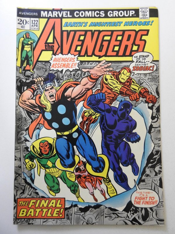 The Avengers #122 (1974) VF- Condition! MVS intact!