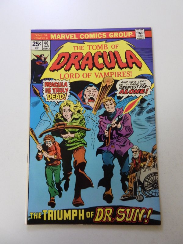 Tomb of Dracula #40 (1976) VF- condition MVS intact