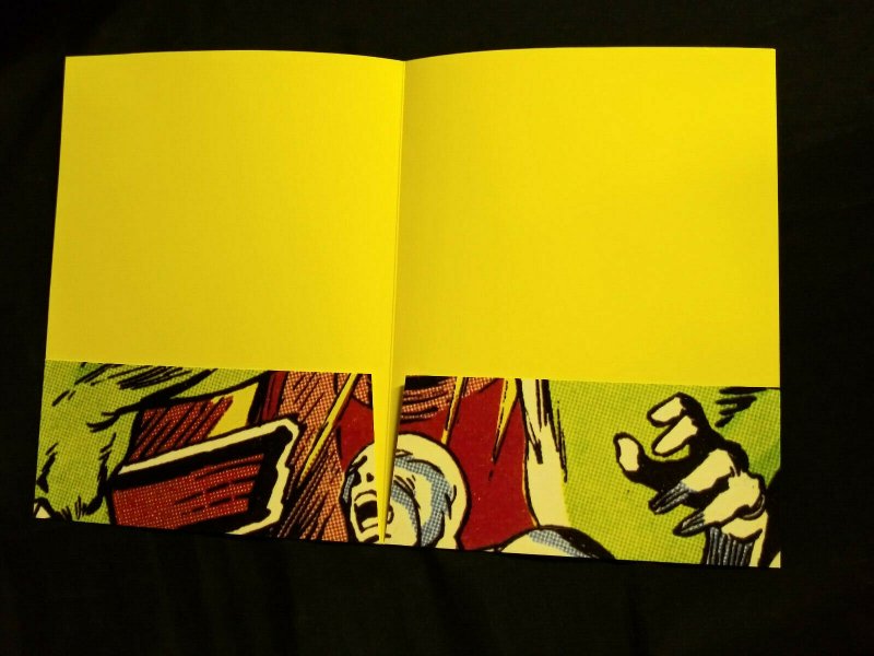 1992 MARVEL Entertainment Group 2 Pocket Folder VF+ Spidey Hulk Silver Surfer