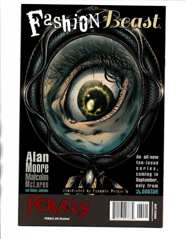 Ferals #6 Slashed Variant - Werewolves - Avatar - NM