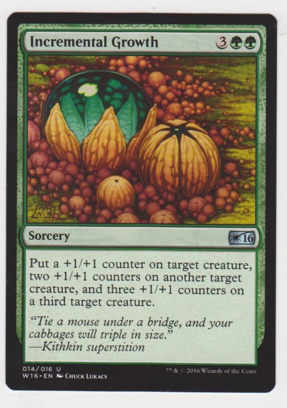 Magic the Gathering: Welcome Deck 2016 - Incremental Growth