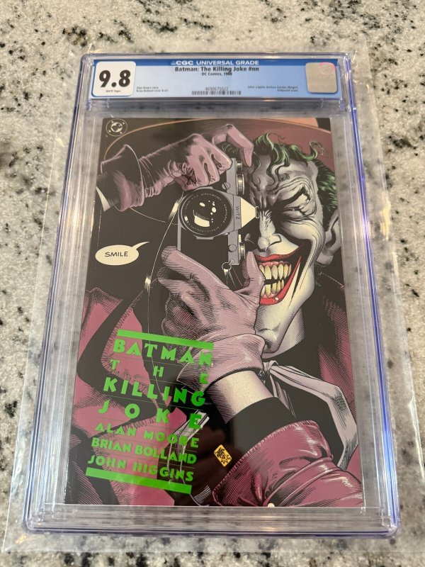 Batman The Killing Joke # 1 CGC Graded 9.8 DC Comic Book Joker Alan Moore JH24