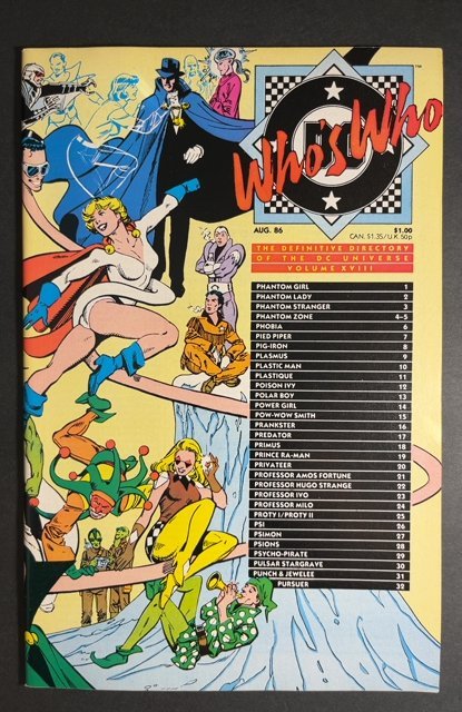 Who's Who: The Definitive Directory of the DC Universe #18 (1986)