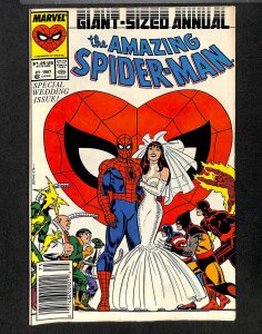 Amazing Spider-Man Annual #21 VF- 7.5 Wedding of Mary Jane and Peter Parker!