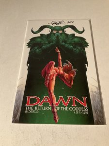 Dawn Return of the Goddess 4 Nm Near Mint Signed Joe Linsner Sirius Comics 