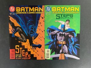 Legends of the Dark Knight (1992) #98-99 Complete VF+ Steps Lot