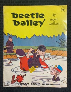 1972 BEETLE BAILEY Giant Comic Album by Mort Walker GD 2.0 Modern Promo