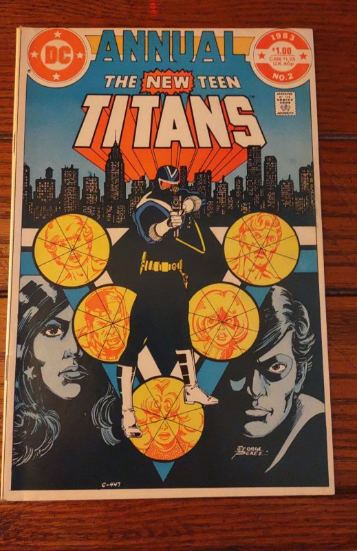 The New Teen Titans Annual #2 VF 8.0 1st Appearance Of Vigilante Key Issue