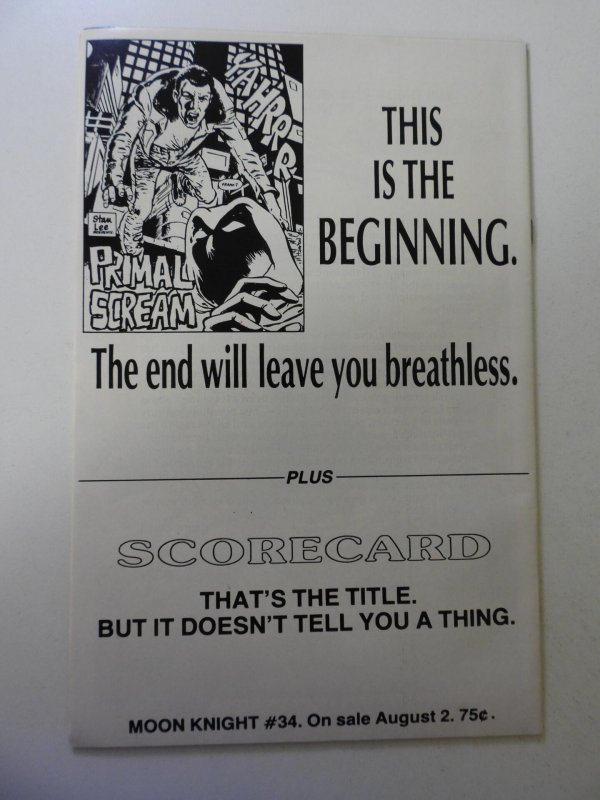 Moon Knight #33 (1983) VF- condition