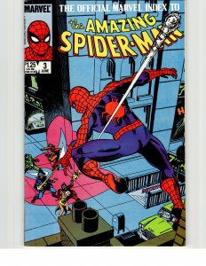 The Official Marvel Index to the Amazing Spider-Man #3 (1985) Spider-Man