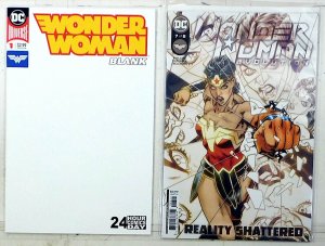 Wonder Woman Lot of 2 #Blank 1, Evolution 7 (2018) DC Comics 9.4 NM Comic Books
