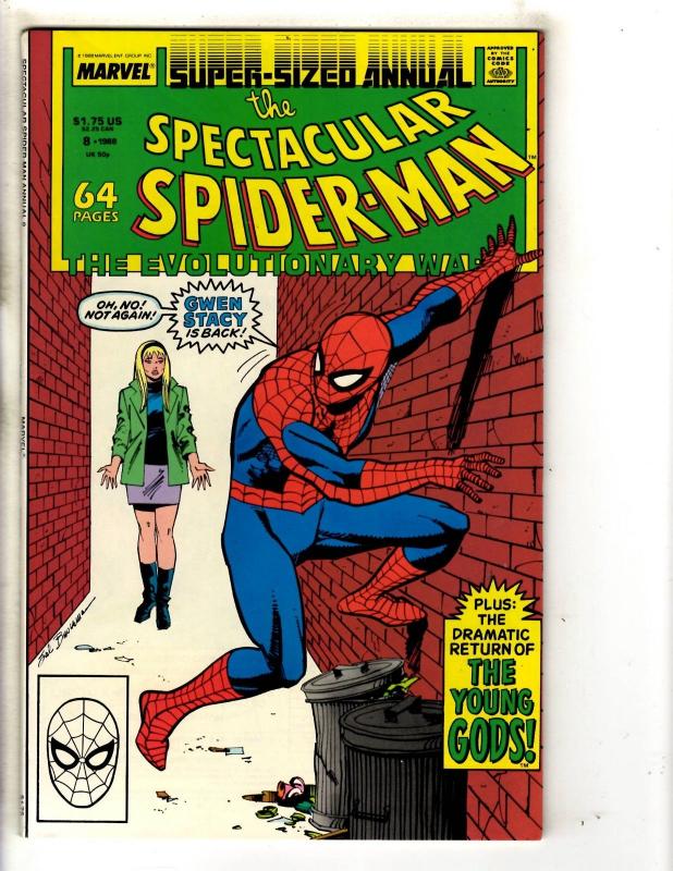 7 Spectacular Spider-Man Marvel Comic Books # 122 129 141 151 166 + AN 8 14 J277