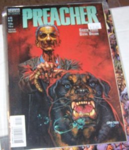 preacher  #55 vertigo dc 1999 garth Ennis high quality  PAINTED COVER BY FABRY 