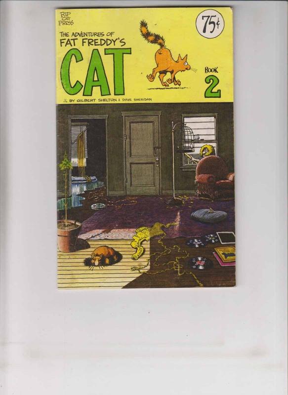 Adventures of Fat Freddy's Cat #2 FN (3rd) print gilbert shelton freak brothers 