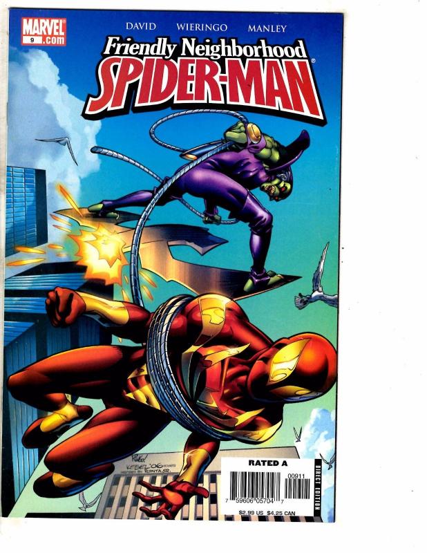 Lot Of 7 Friendly Neighborhood Spider-Man Marvel Comics # 7 8 9 10 11 12 13 J235