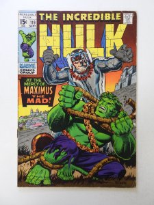 The Incredible Hulk #119 (1969) FN- condition