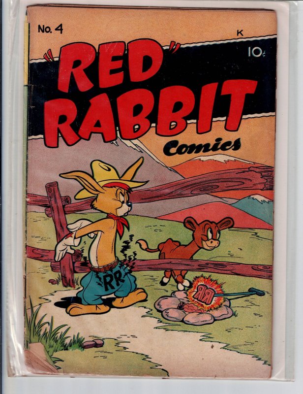Funny Stuff #74, Red Rabbit 3 and 4 (Lot of 3)