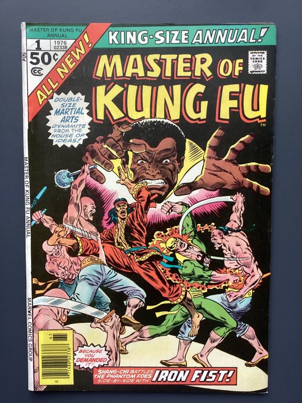 Master of Kung Fu Annual (1976) 1st Shang Chi/Iron Fist