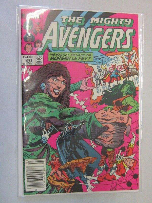 The Mighty Avengers #241 Newsstand 8.0 VF (1984)