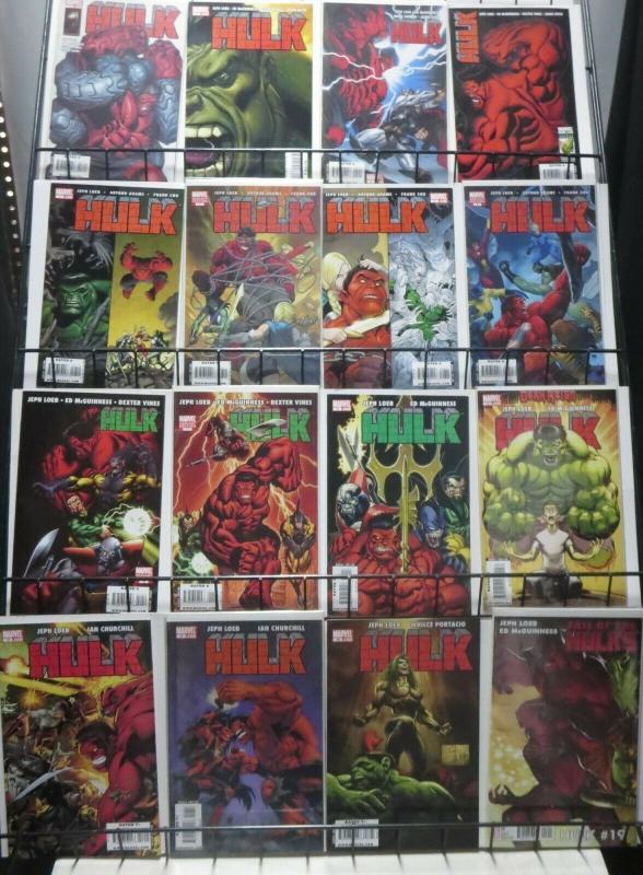 HULK (Marvel,2008) COLLECTION! 32 books!Loeb & Ed McGuinness paint Hulk Red! 