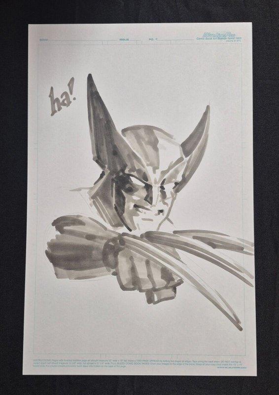 Wolverine Sketch Original Art Gene Ha