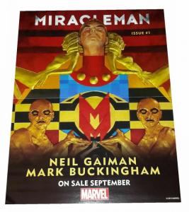 SHIELD 50th Anniversary / Miracleman #1 Folded Promo Poster (10 x 13) - New!