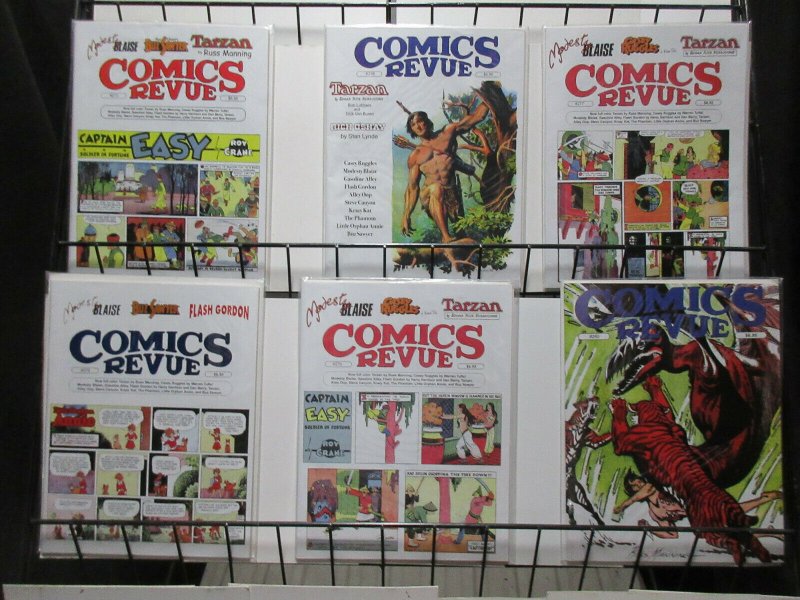 Comics Revue #104-280 Lot of 18Diff Spider-Man Steve Canyon Modesty Blaise