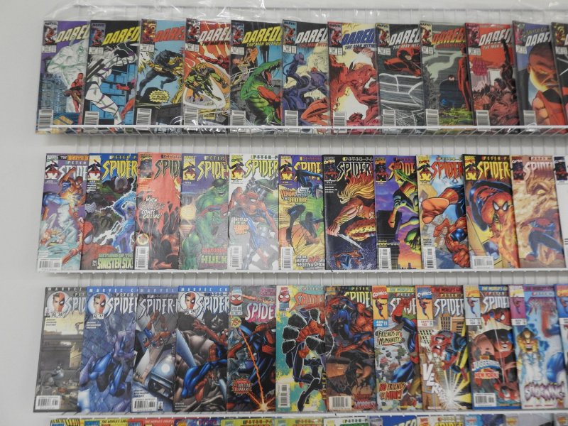 Huge Lot 210+ Comics W/ Spider-Man, Iron Man, Daredevil, +More! Avg FN+ Cond!