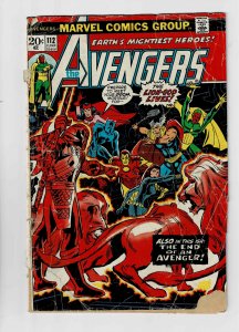 Avengers #112 (1973) FR (1.0) KEY 1st Appearances of Mantis and Pantha!