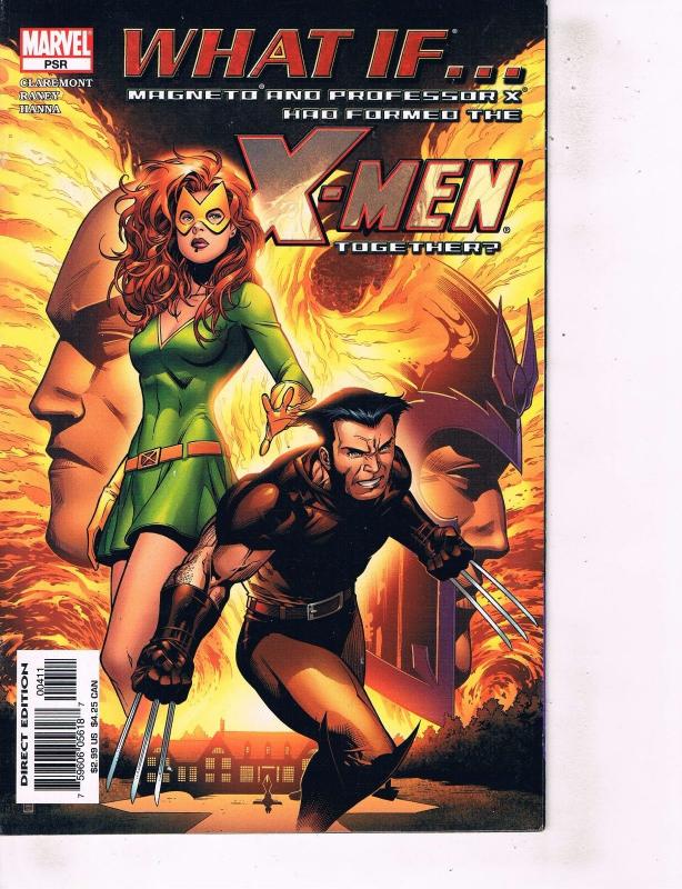 Lot Of 2 Marvel Comic Book What If Captain Marvel #14 What If X-Men Together ON1