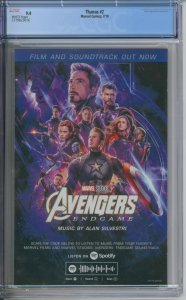 Marvel Comics Thanos #2 CGC 9.4 Tini Howard
